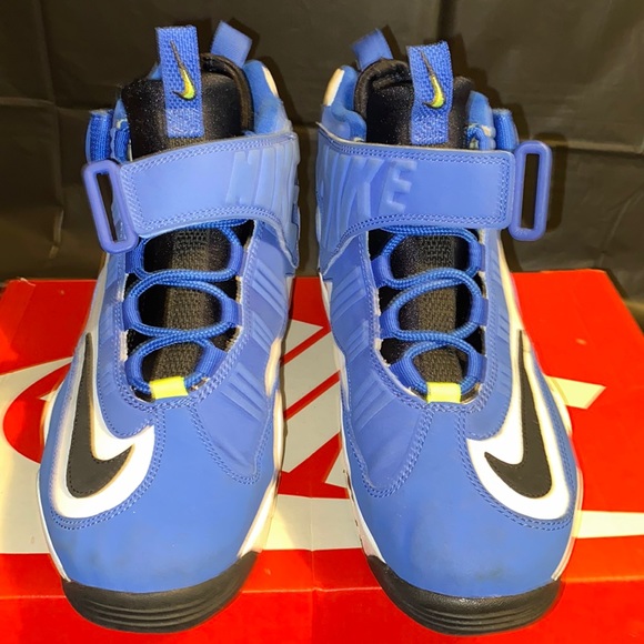 Nike Air Griffey Max 1 Varsity Royal Blue Volt Green White Size 9.5 Men - Picture 1 of 6